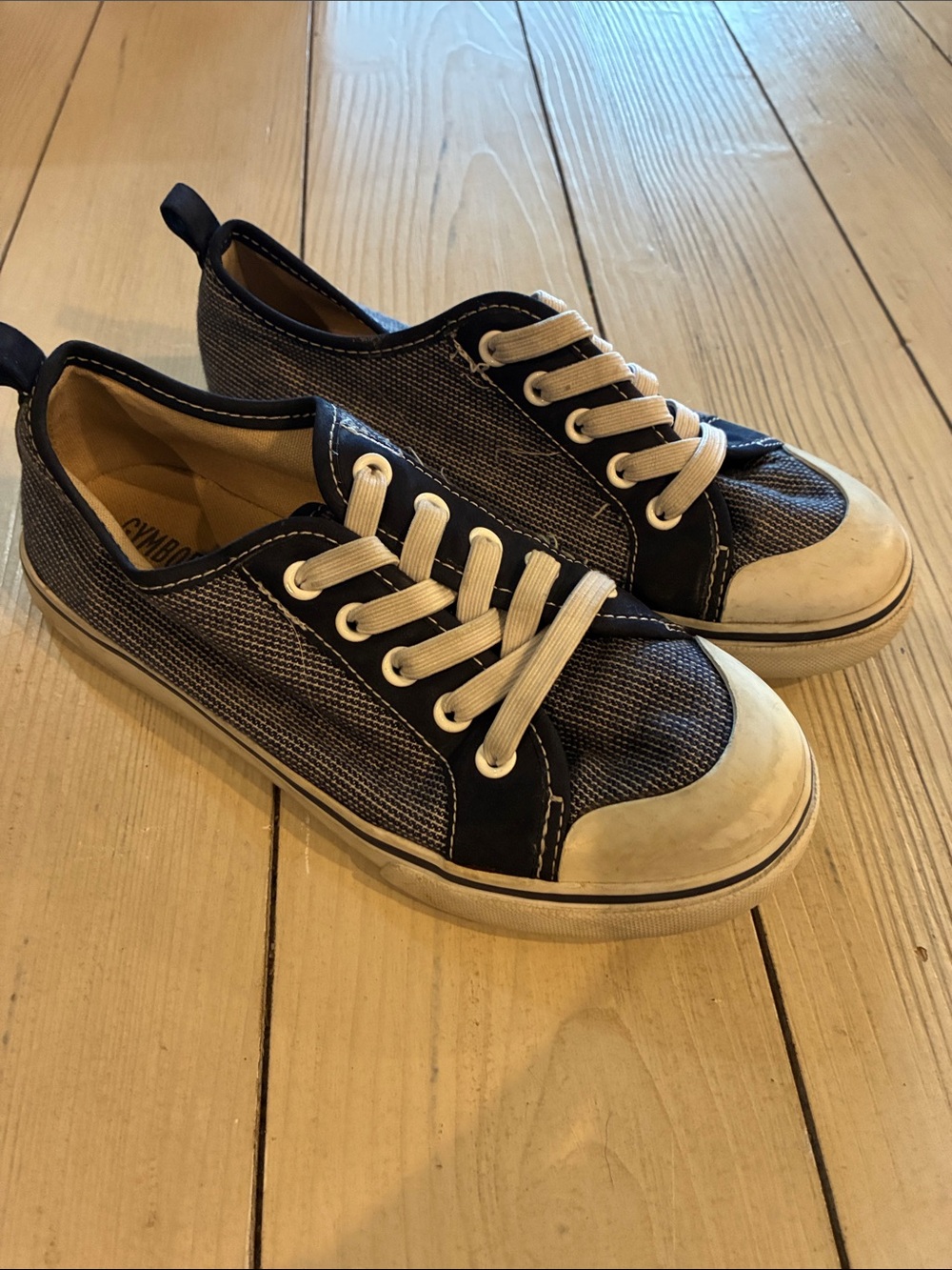 Kids Gymboree Navy Canvas Lace-Up Sneakers